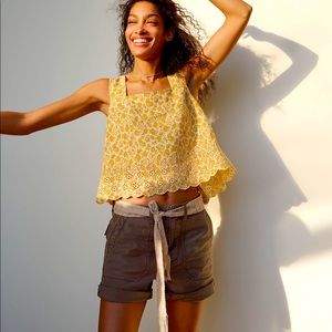 MADEWELL - Embroidered Sunside Top in Piccola Floral